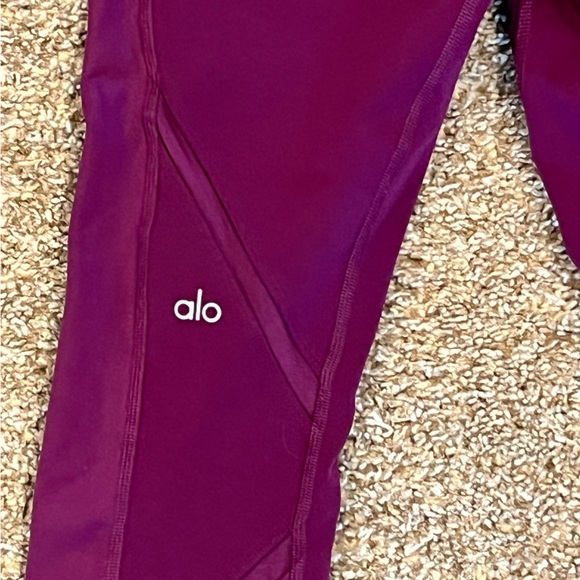 ALO | High Waist Purple Leggings Mesh size Small - Picture 5 of 5
